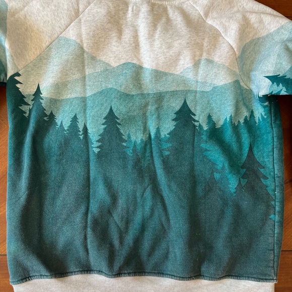 LA Soul Misty Mountains Fleece Lined Heavyweight Crewneck Sweater Size 1XL - Picture 7 of 10